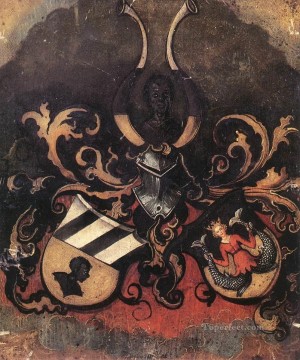  Familia Pintura - Escudo de armas combinado de las familias Tucher y Rieter Renacimiento del Norte Alberto Durero